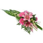 Honor pink funeral spray